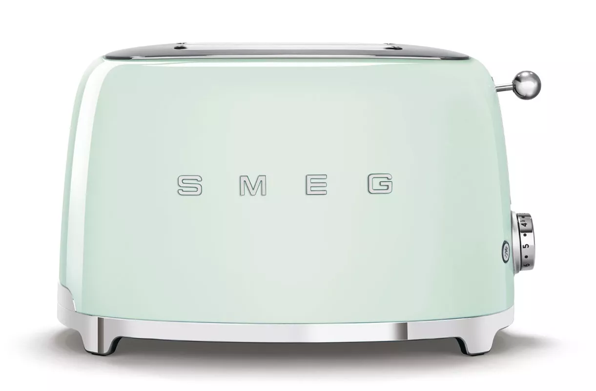 TSF01PGEU GRILLE PAIN SMEG 2U 950W VERT CLAIRE - 2