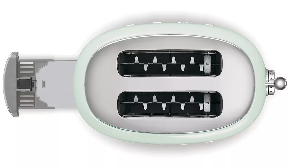TSF01PGEU GRILLE PAIN SMEG 2U 950W VERT CLAIRE - 3