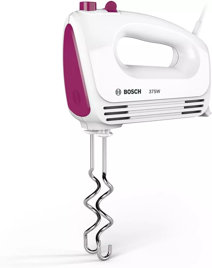 MFQ2210P BATTEUR BOSCH TURBO 375W / 4 VITESSES BLANC/ROSE - 1