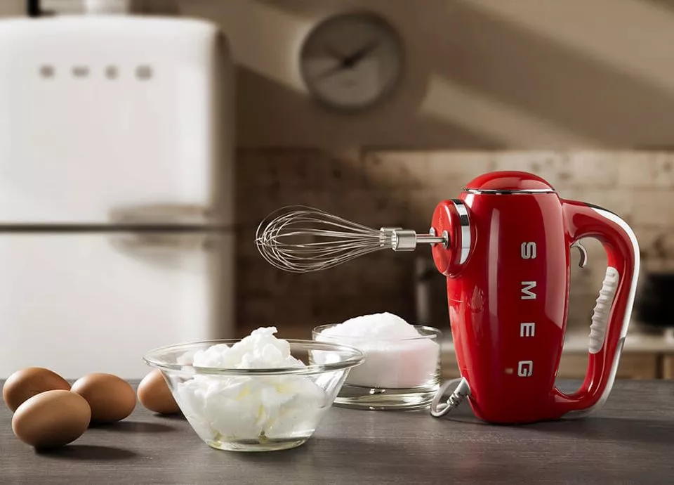 HMF01RDEU BATTEUR SMEG ANNEES 50 250W AVEC AFFICHEUR 3 PAIR - 8