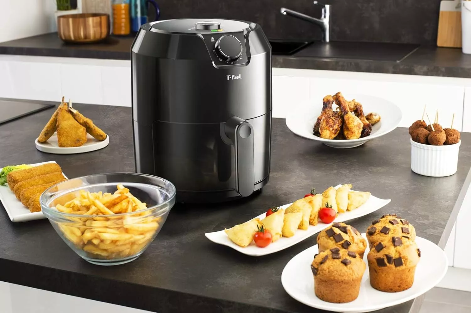 EY201815 friteuse tefal compacte avec une capacité XL 4,2 - 9