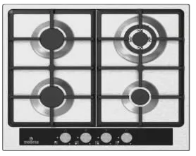 MTM861VHIX PLAQUE MODENA 60CM INOX GLASS FRONTAL Série 4 - 0