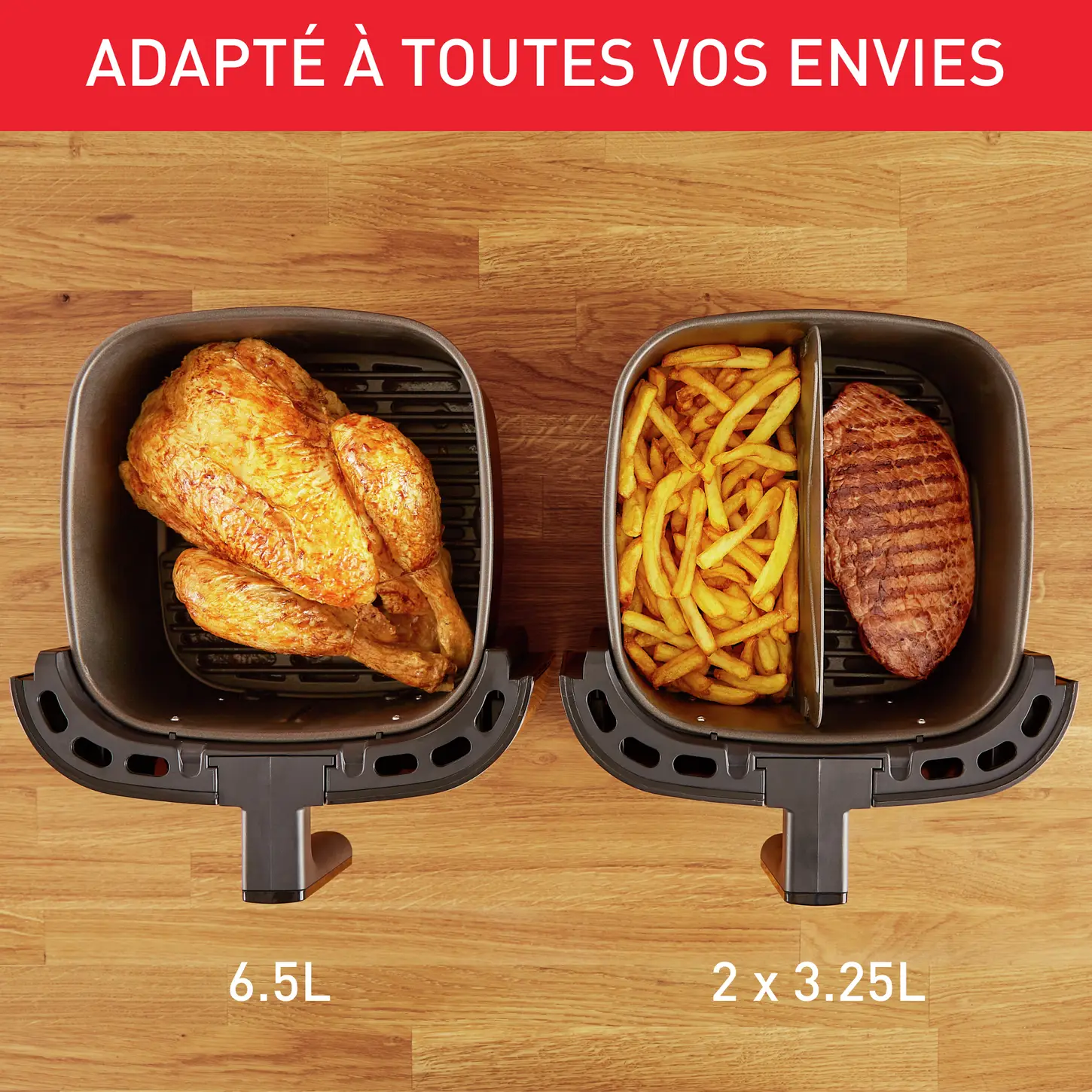 EZ801D10 FRITEUSE  MOULINEX AIR FRYER 6.5L 1800 W 210°C - 4