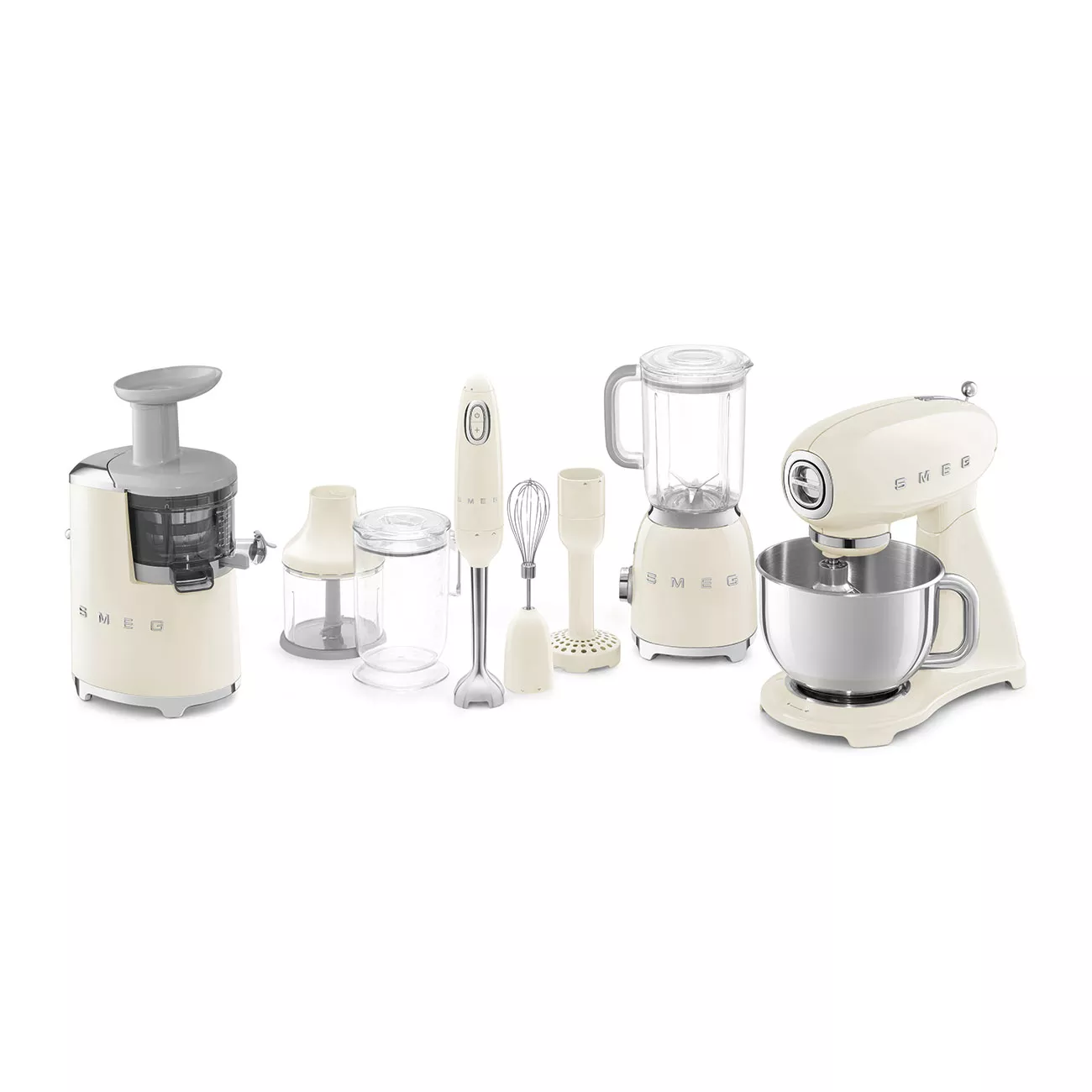SMF03CREU PETRIN SMEG ANNÉES 50 800W/4.8L/2.6KG /10 Crème - 4