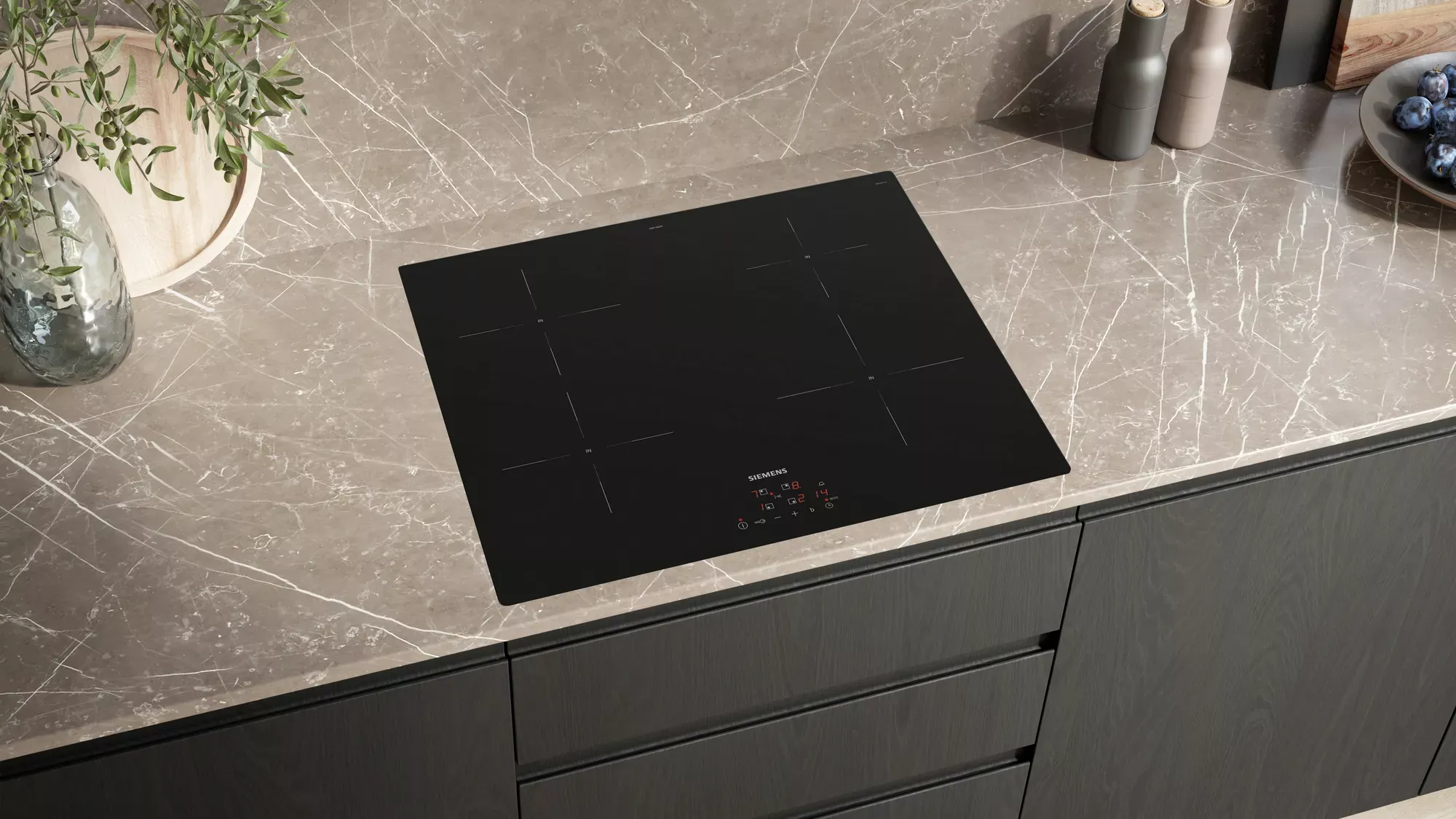 EU611BEB5E PLAQUE SIEMENS INDUCTION IQ100 4 ZONE NOIR - 3