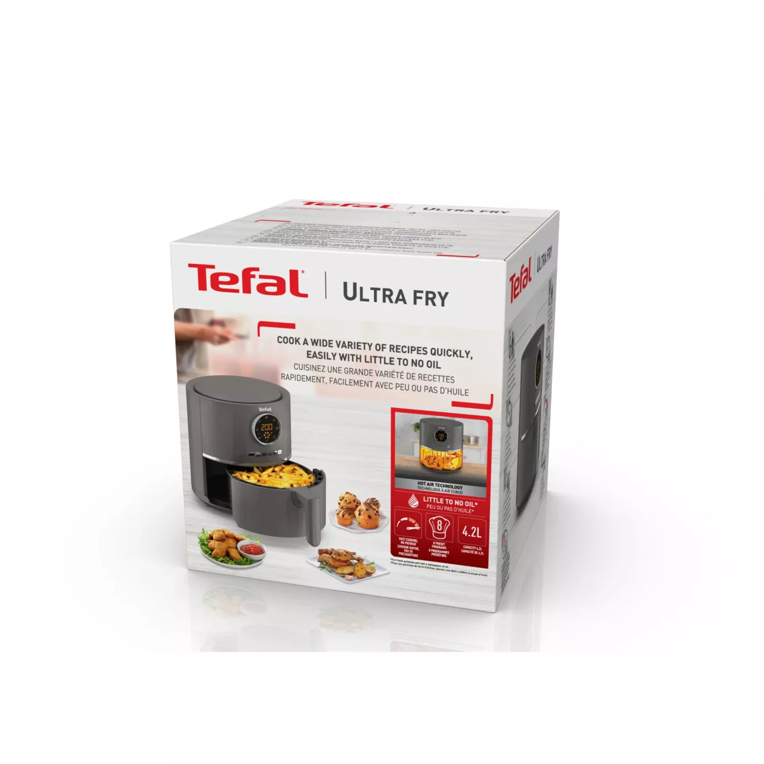 EY111B15 Friteuse Tefal Ultra Fry 4.2L 6 personnes 1600W - 4