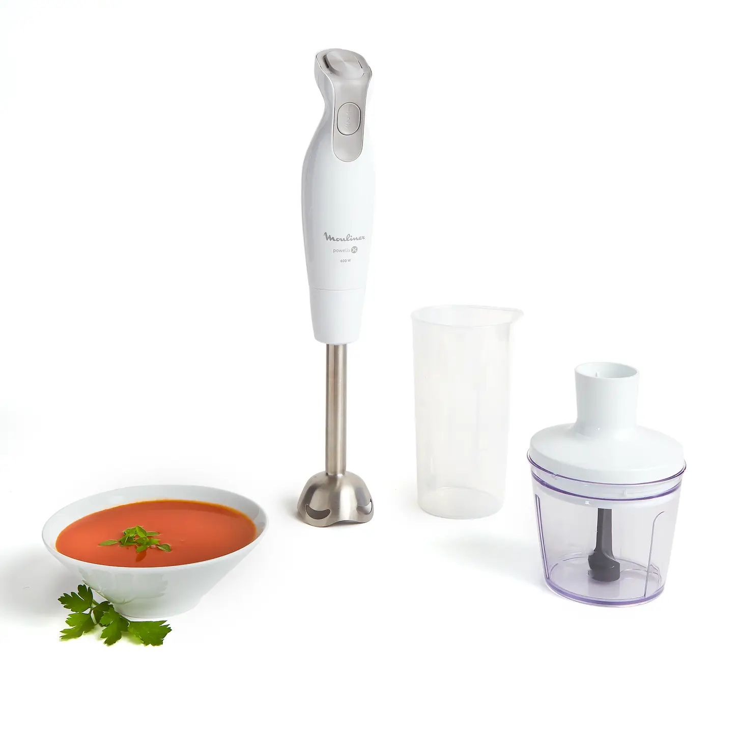 DD552110 MIXEUR A BRAS MOULINEX 600 W AVEC HACHOIR INOX - 1