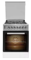 CUISINIERE MAXWELL 60*60 BLANC INOX XXL 85 LITRES