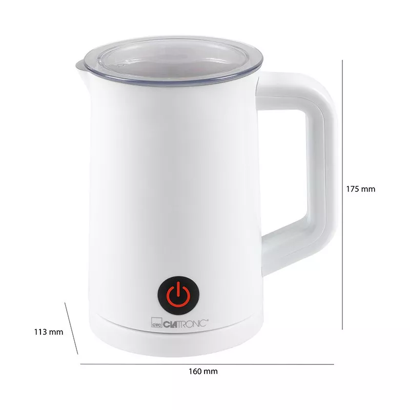 MS3693 MOUSSEUR A LAIT CLATRONIC 500W BLANC 550 mL - 7