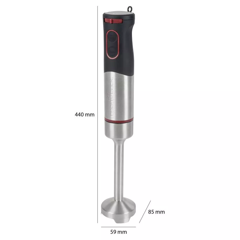 PC-SMS1226 BRAS MIXEUR PROFICOOK 2EN1 1000W INOX - 7