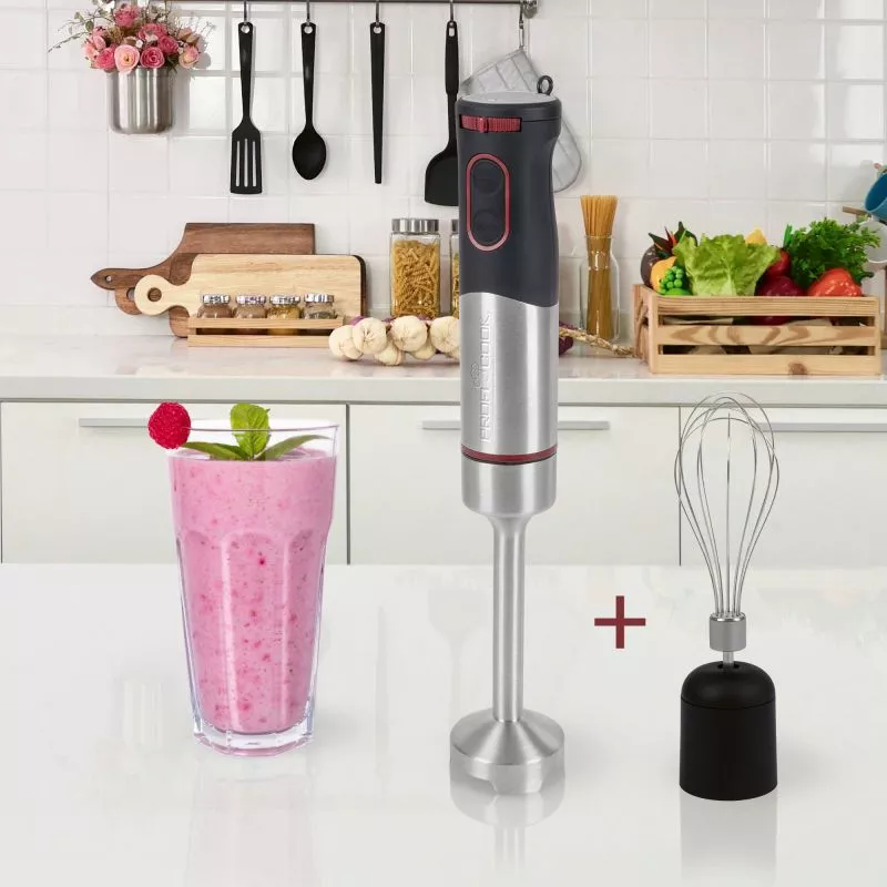 PC-SMS1226 BRAS MIXEUR PROFICOOK 2EN1 1000W INOX - 5