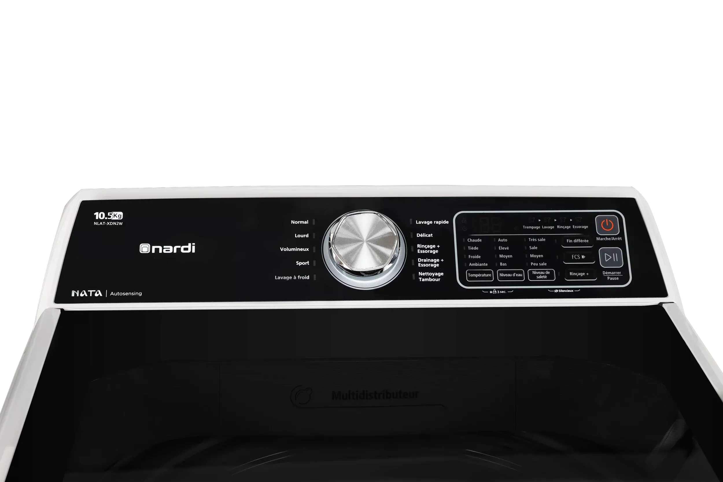 NLAT-XDN2W MACHINE A LAVER NARDI TOP SEMI AUTOMATIQUE 10.5KG - 10