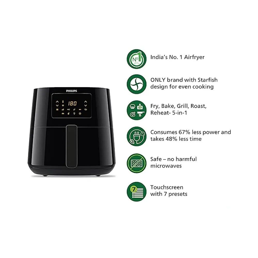 HD9270/70 Airfryer philips XL 6,2L 200W 7 Menu - 6
