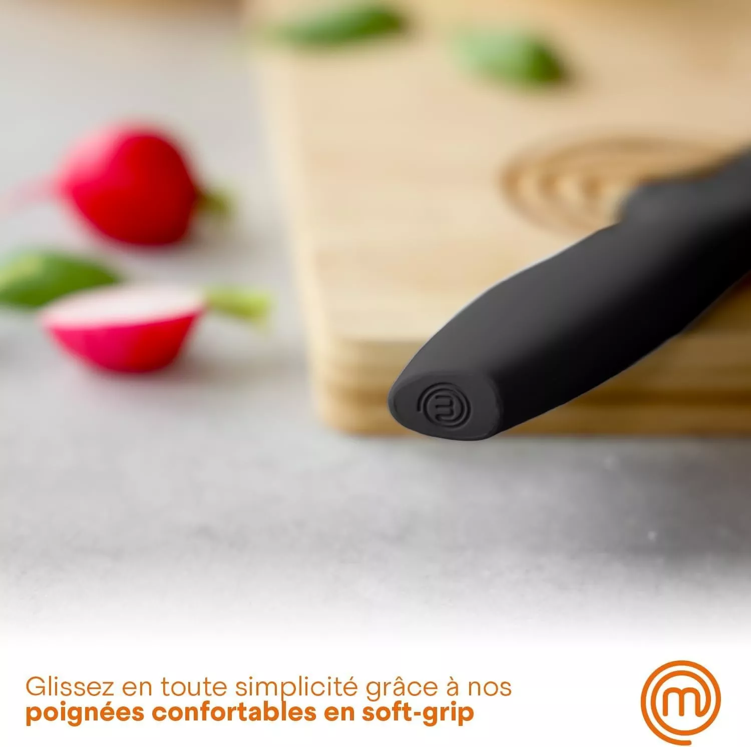 KF-SET5 SERIE DE COUTEAUX MASTER CHEF 5 PIECE NOIR - 3