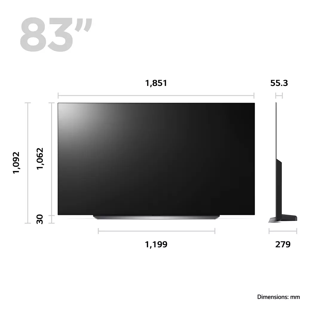 OLED83C34LA TELEVISEUR LG 83 OLED EVO 2.2 HDR Ai 4K 2023 - 5
