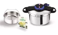 COCOTTE SEB  MINUTE  CLIPSO 7.5L Argent & Noir