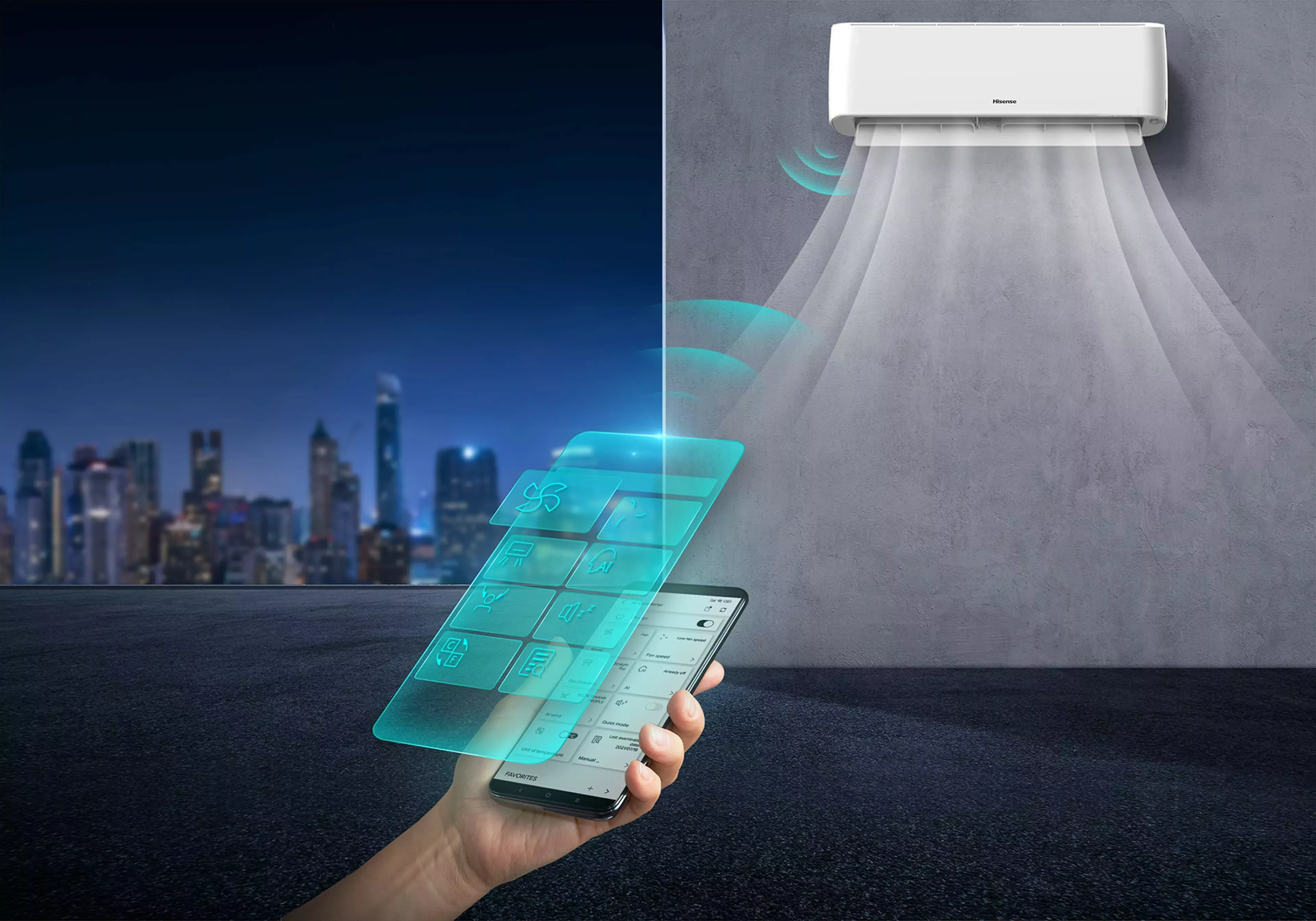 AS-12UW4SGETU00 CLIMATISEUR HISENSE 12000 BTU R410 INVERTER T3 - 6