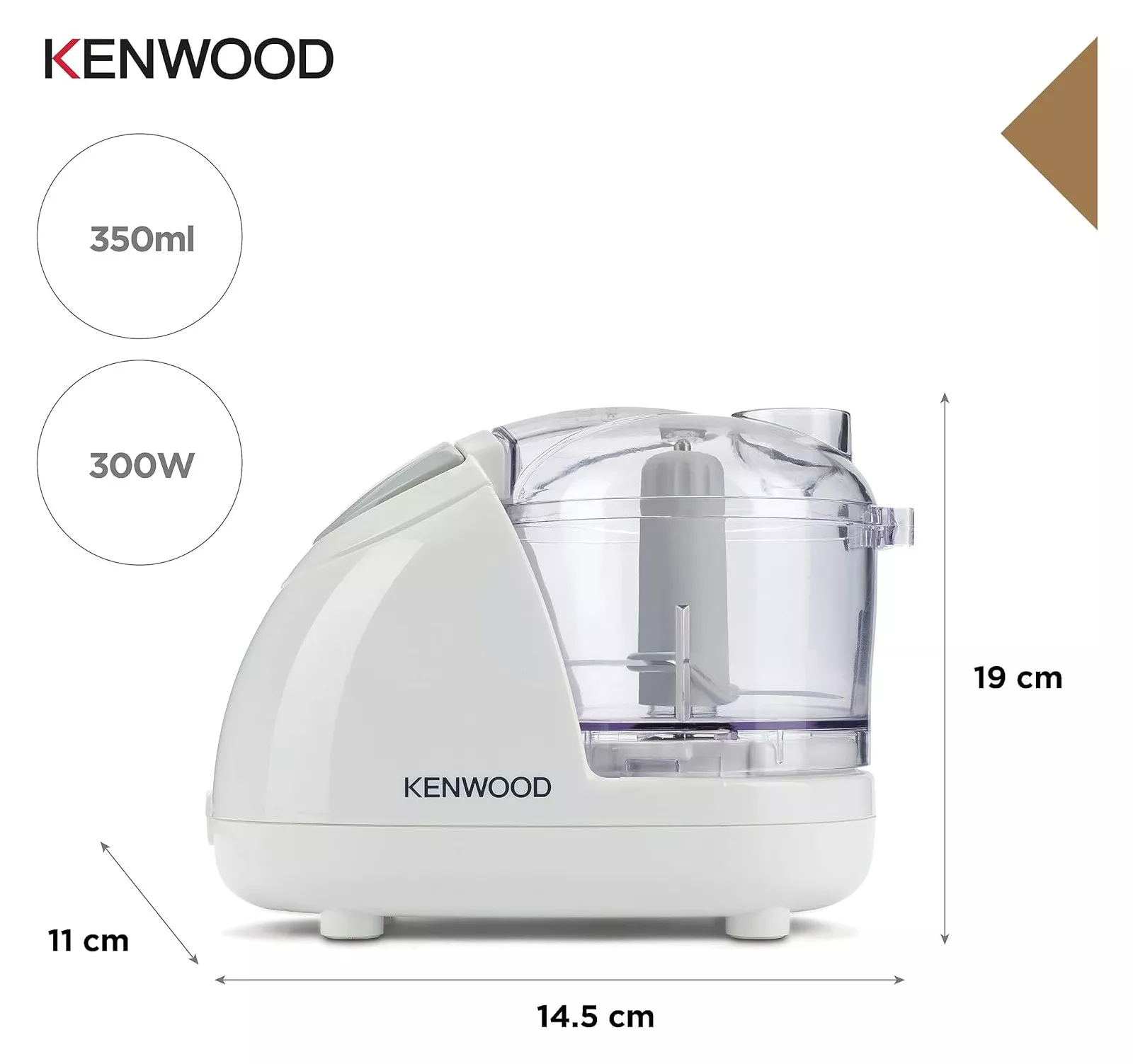 CH180A01 mini Hachoir kenwood  BLANC 320W - 5