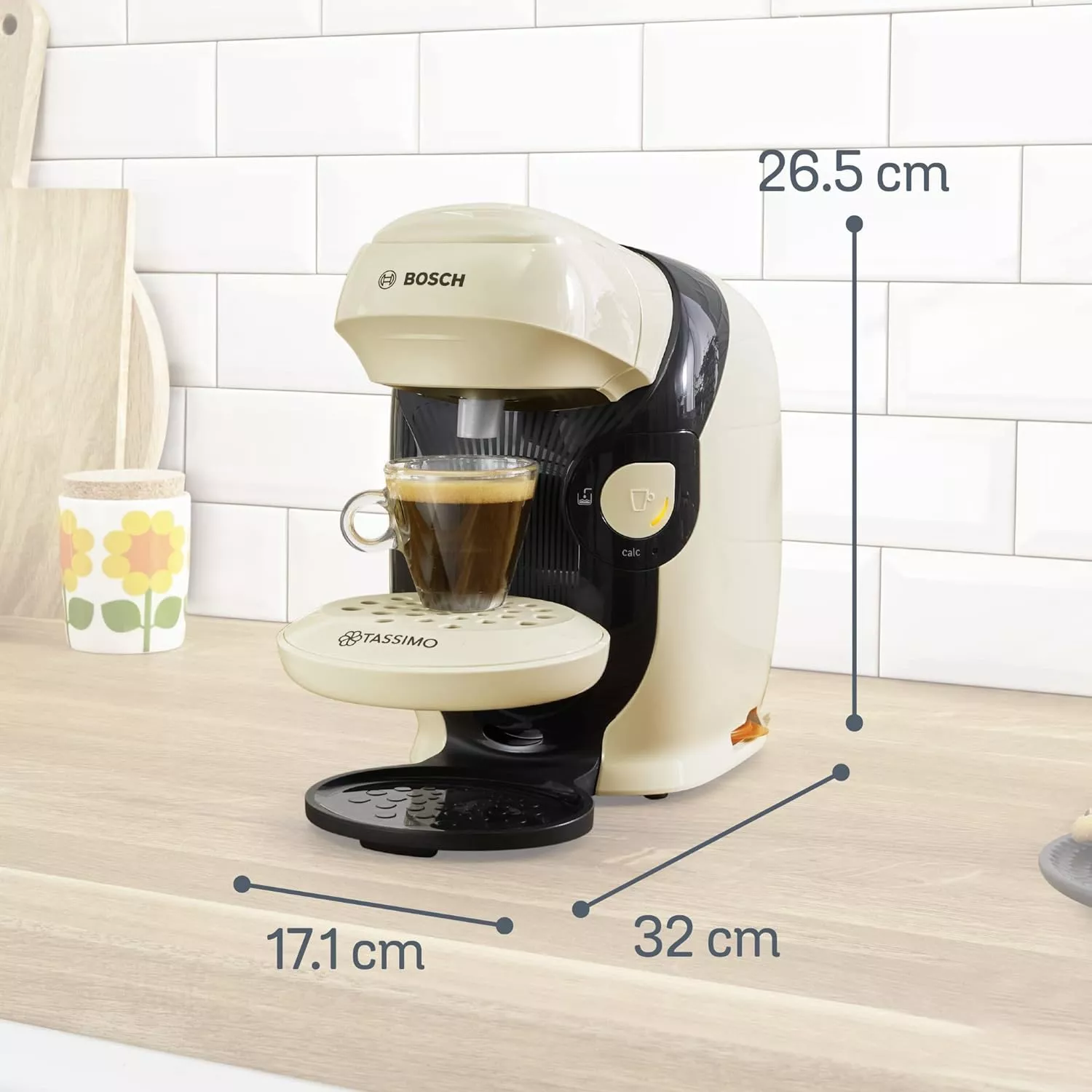 TAS1107 Machine a CAFE A CAPSULE BOSCH TASSIMO 1400W CREME - 13
