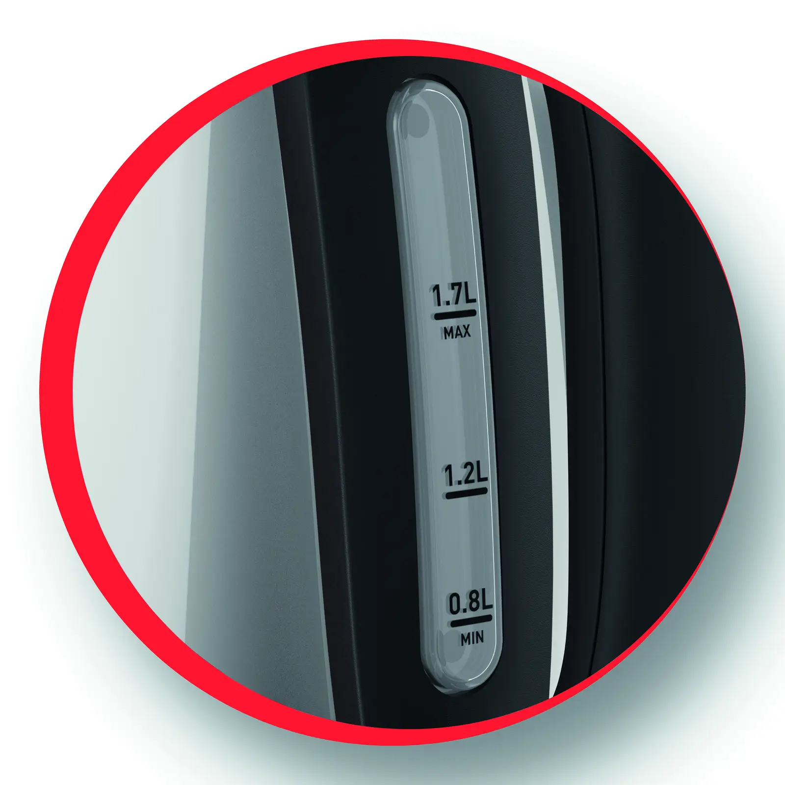 BY550800 Bouilloire  Moulinex 2400 W noir et argent - 1