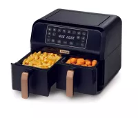 friteuse kenwood air fryer noir 8L(4L/4L) deux Bag