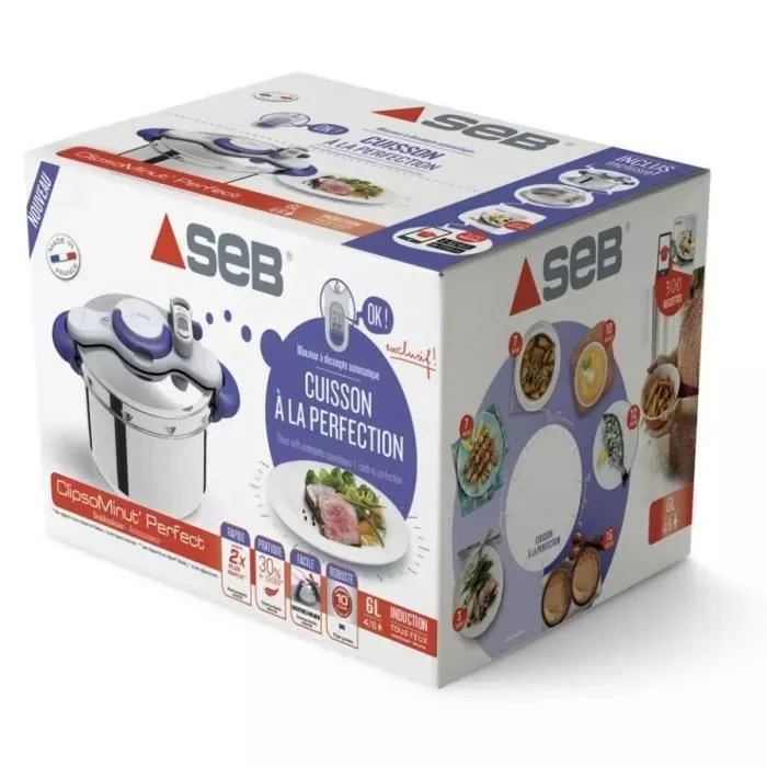P4620750 cocotte autocuiseur Seb 6 litres Clipso Minute - 3
