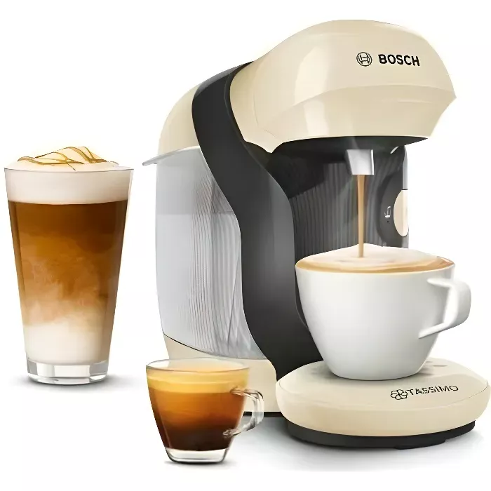 TAS1107 Machine a CAFE A CAPSULE BOSCH TASSIMO 1400W CREME - 0