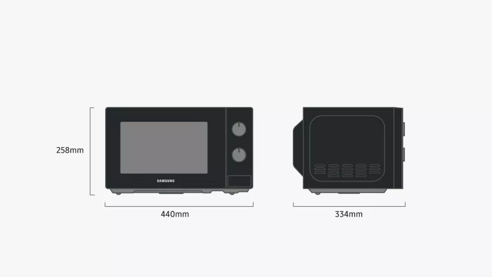 MS20A3010AL MICRO ONDE SAMSUNG 20 L NOIR MS20A3010AL - 5