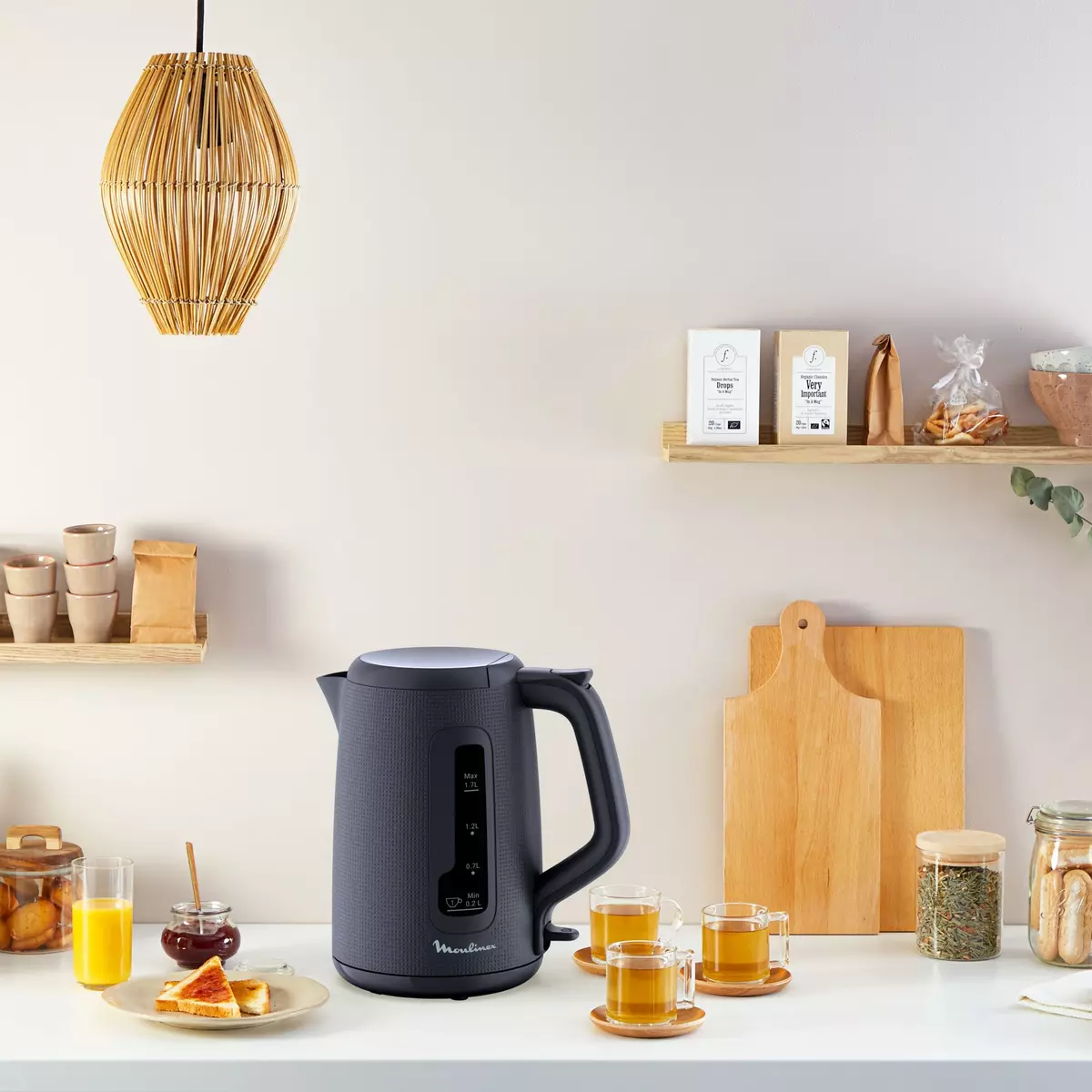 BY2M0810 bouilloire moulinex morning bleu night 2400 W - 3