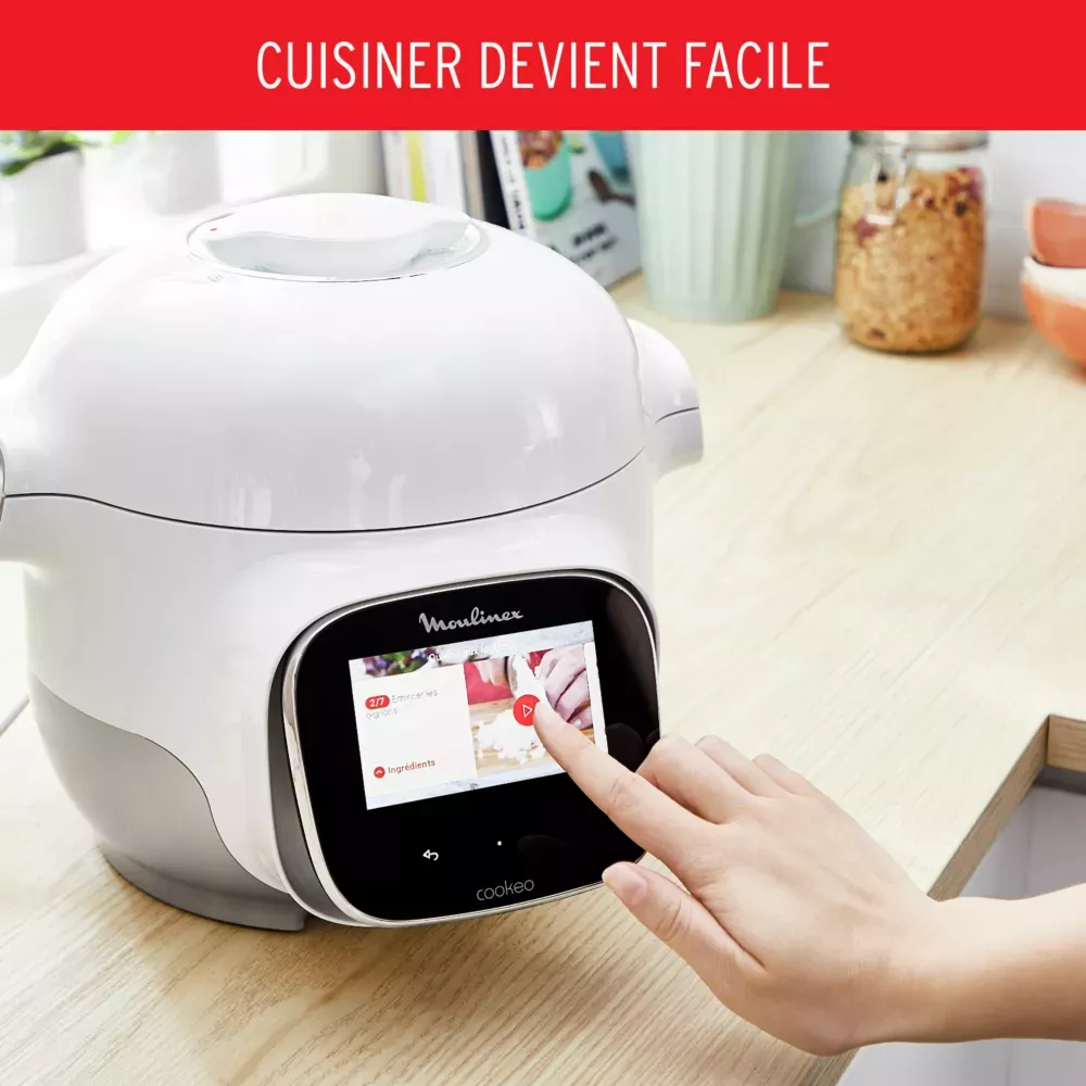 CE922110 Cookeo moulinex Touch Mini Multicuiseur 3L Wifi - 5
