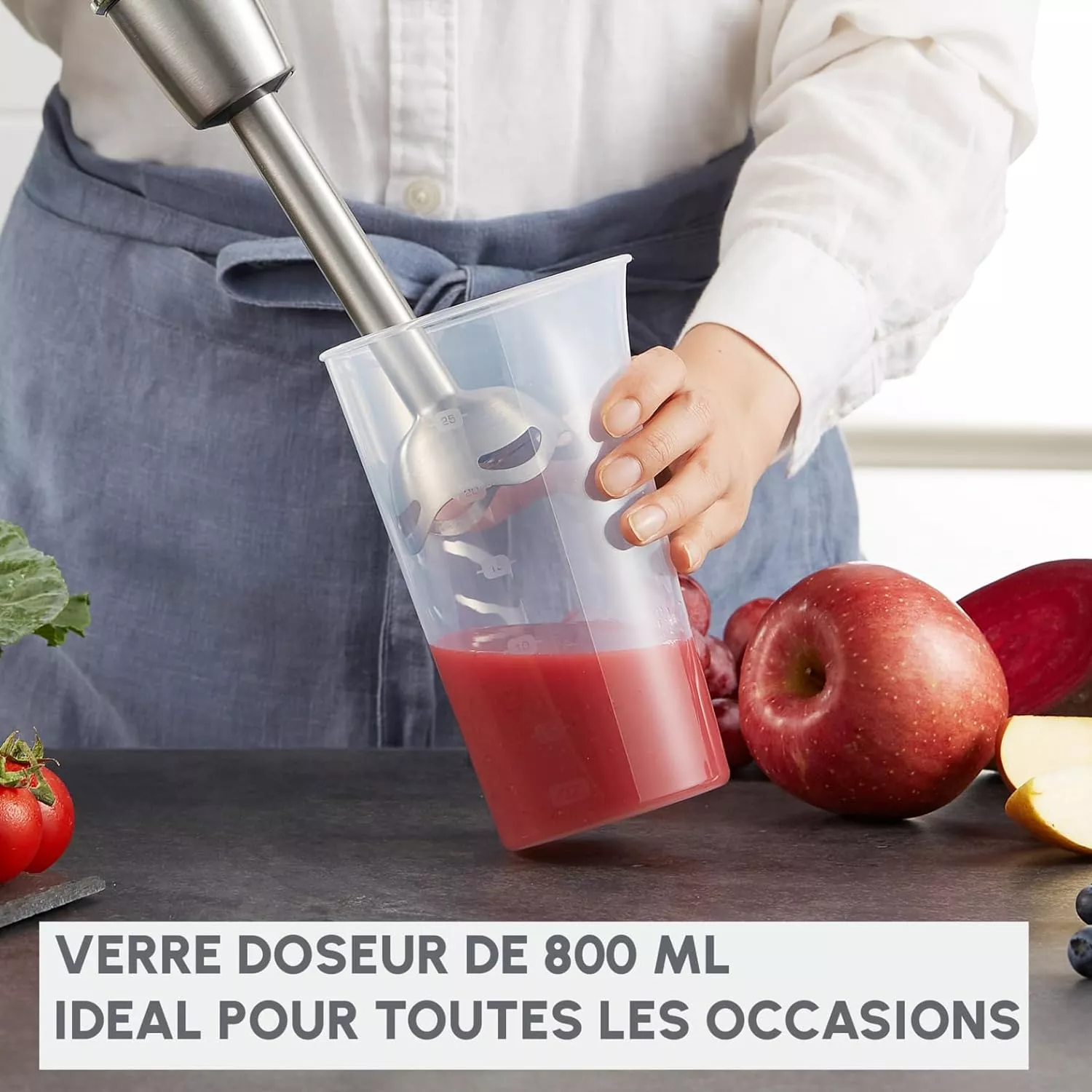 DD95JD10 mixeur a bras moulinex 1200 W infinyforce pro mini - 7