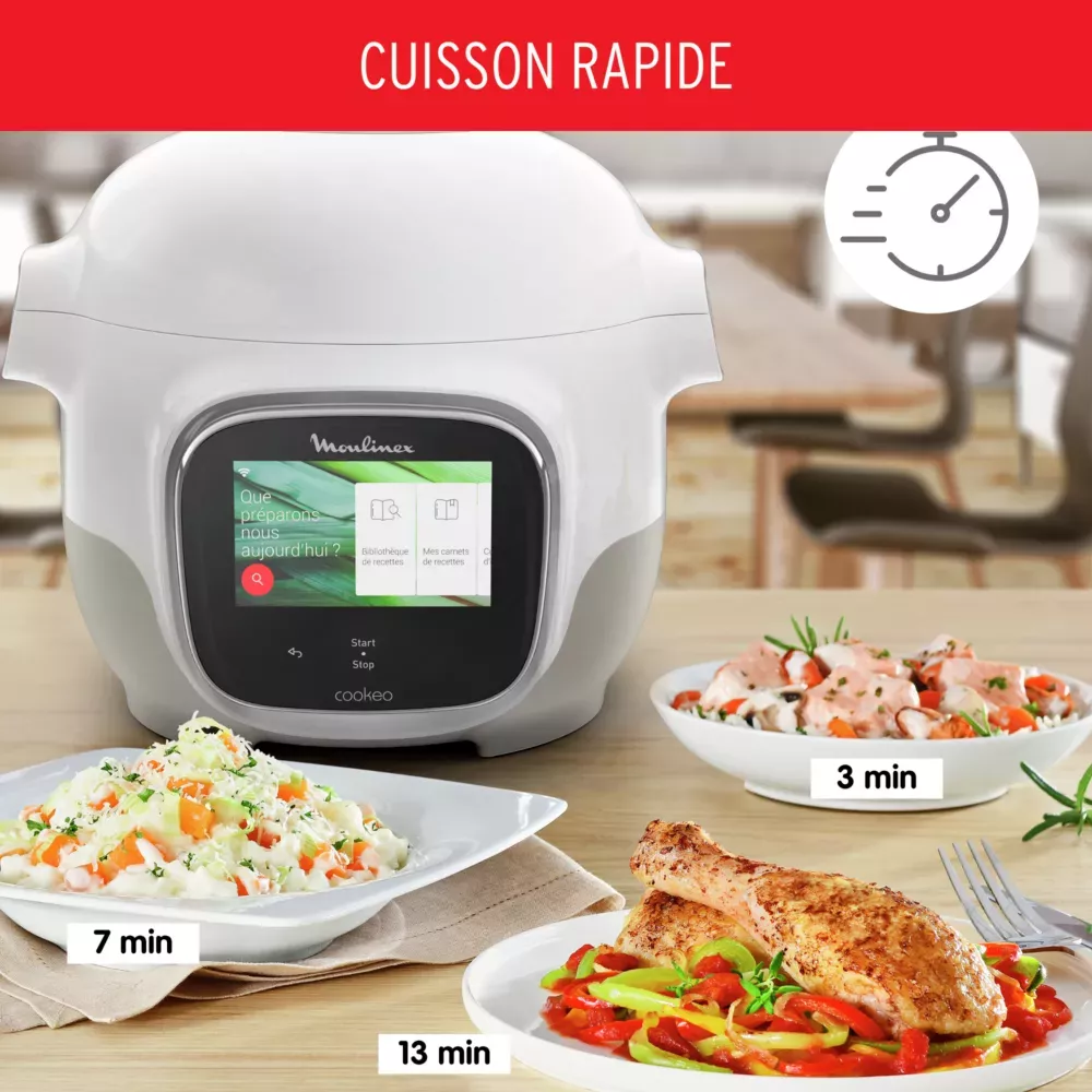 CE922110 Cookeo moulinex Touch Mini Multicuiseur 3L Wifi - 4