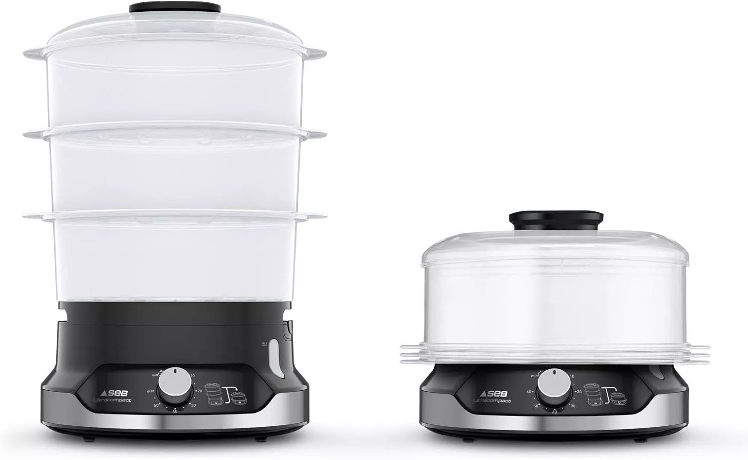 VC204800 cuiseur vapeur seb ultracompact 3 etage 9L - 1