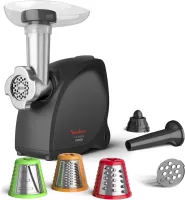 hachoir a viande Moulinex hv4 2000W noir + 3 acc