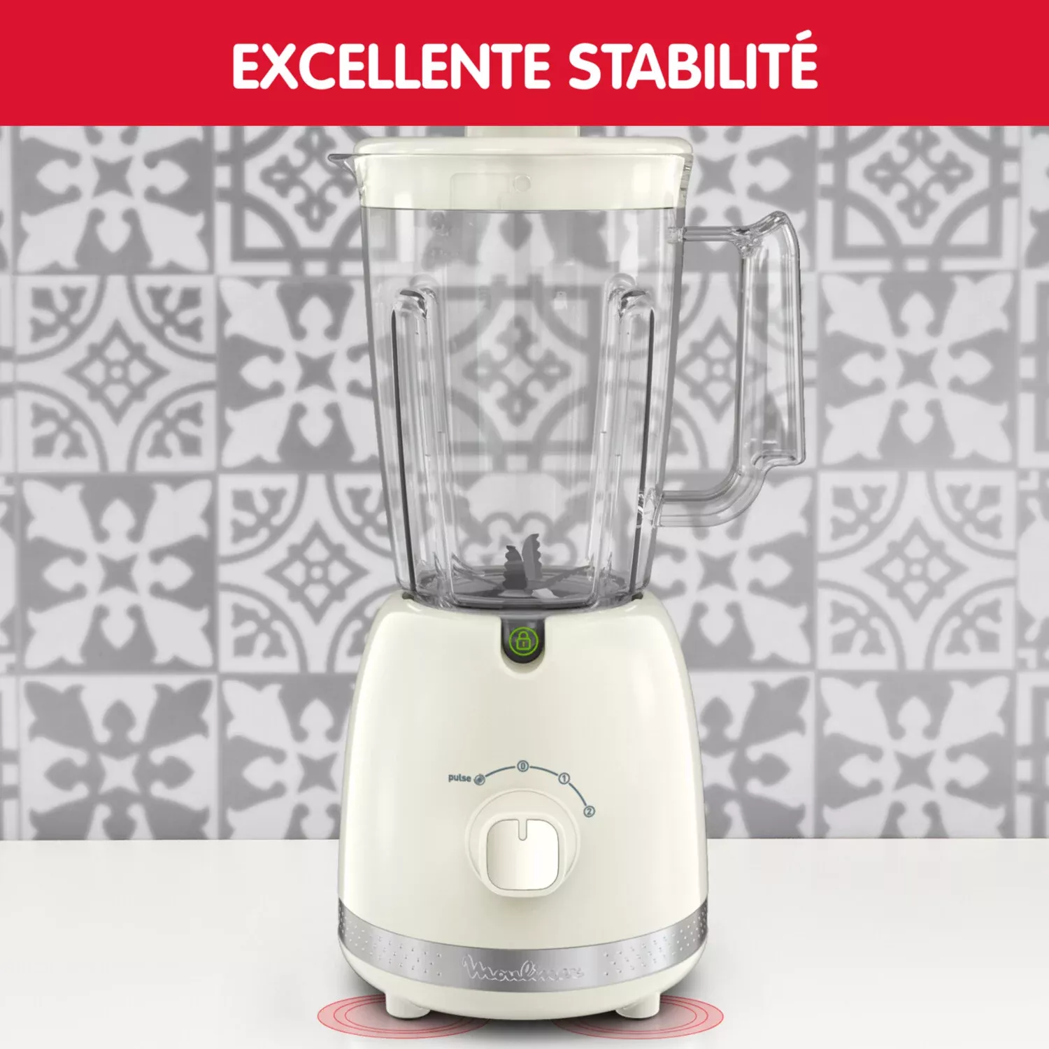 LM355A10 blender moulinex Soleil 500 w 6 Lames 2 Vitesses - 5