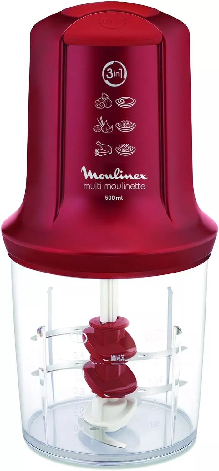 AT714G32 mini hachoir moulinex rouge 500 W - 0