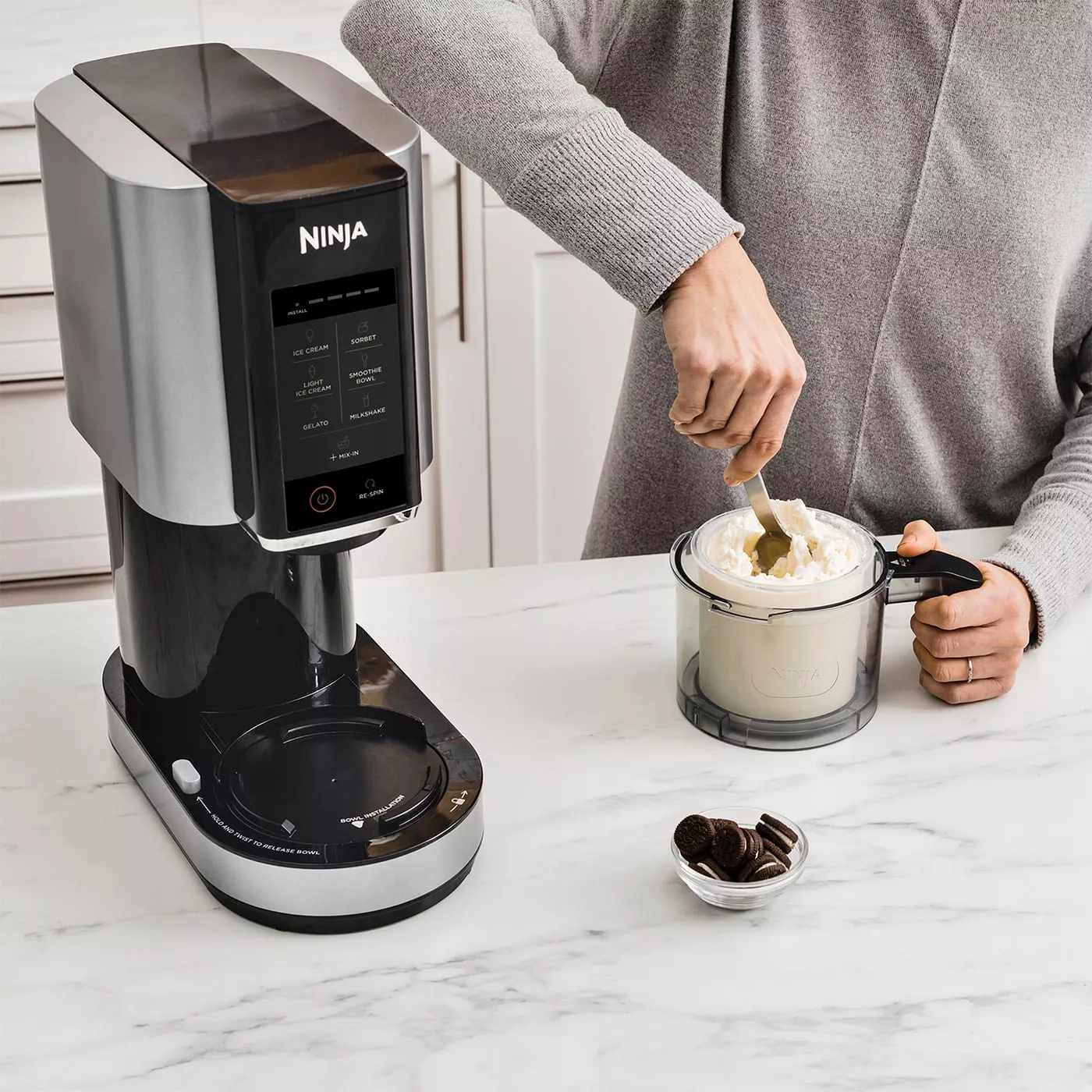 NC300EU MACHINE À CRÈME NINJA SORBETIÈRE GELATO SMOOTHIE - 11