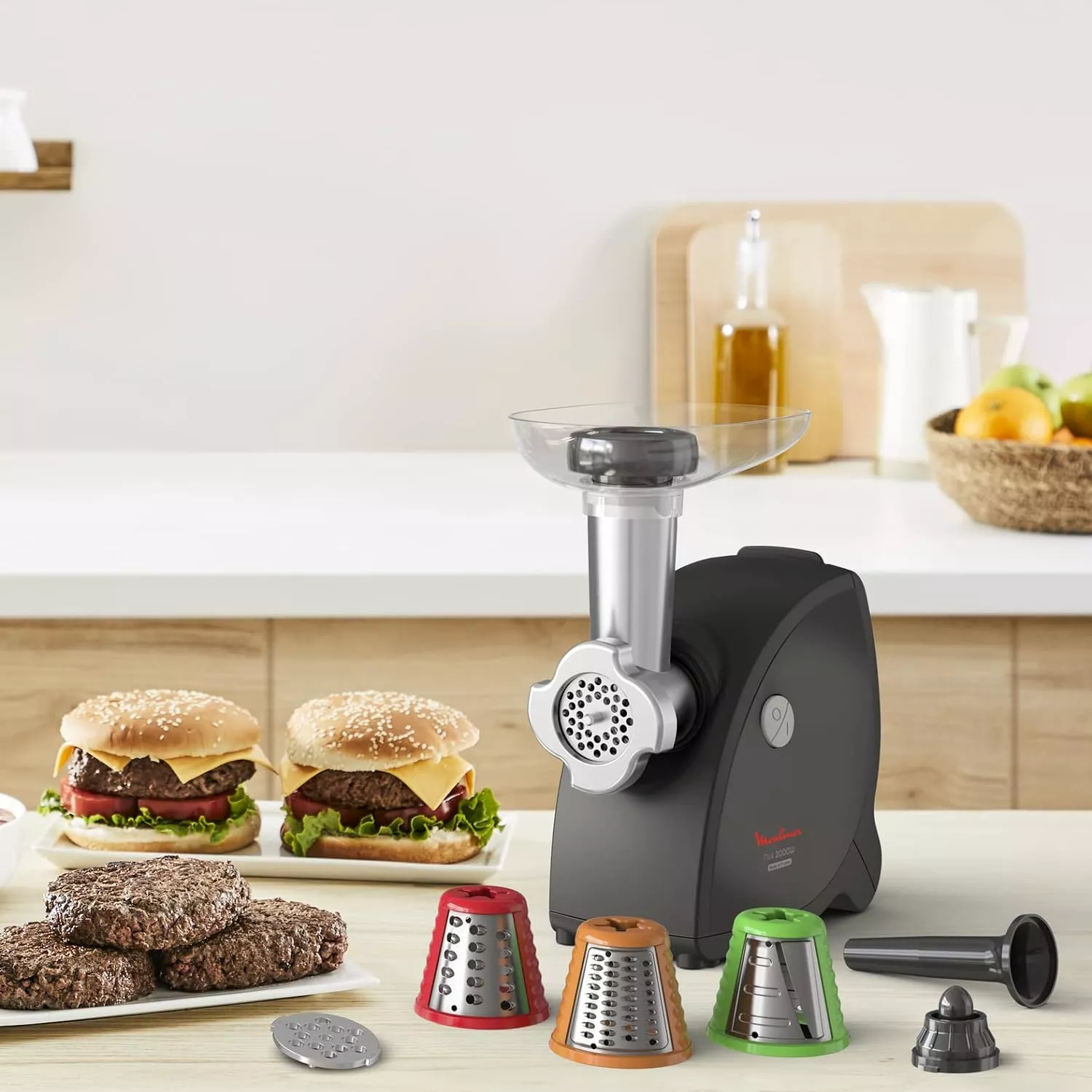 ME472832 hachoir a viande Moulinex hv4 2000W noir + 3 acc - 6