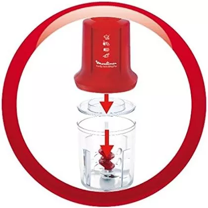 AT714G32 mini hachoir moulinex rouge 500 W - 3