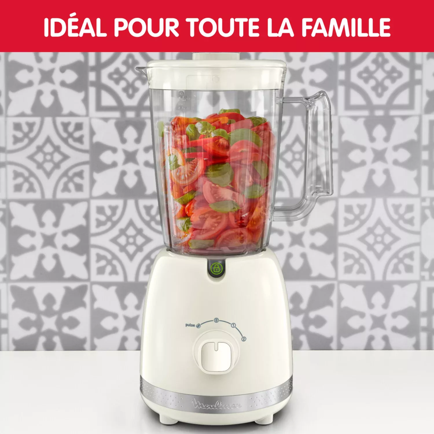 LM355A10 blender moulinex Soleil 500 w 6 Lames 2 Vitesses - 4