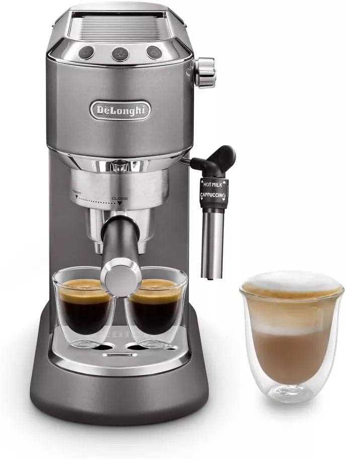 EC785.GY MACHINE A CAFE DELONGHI A BRAS Dedica Metallics - 2
