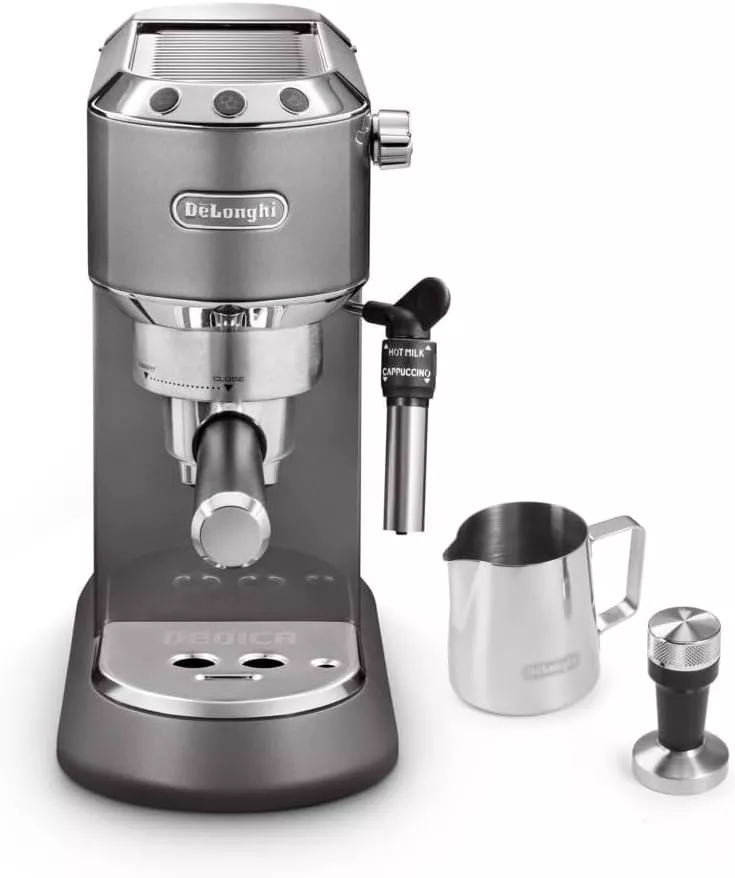 EC785.GY MACHINE A CAFE DELONGHI A BRAS Dedica Metallics - 3