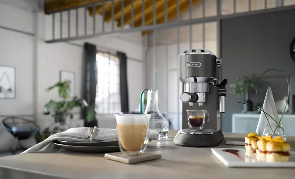 EC785.GY MACHINE A CAFE DELONGHI A BRAS Dedica Metallics - 8