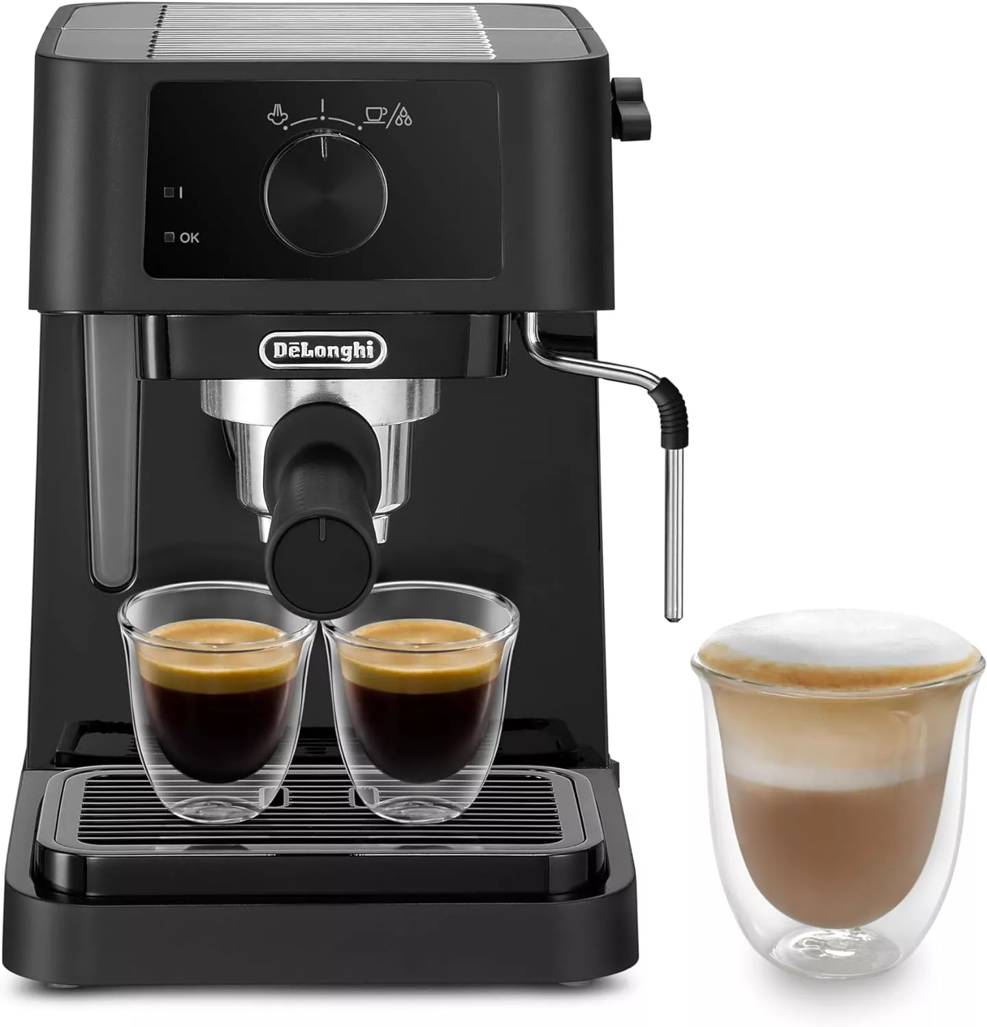 EC230.BK MACHINE A CAFE DELONGHI A BRAS EXPRESSO 15 BARS - 4