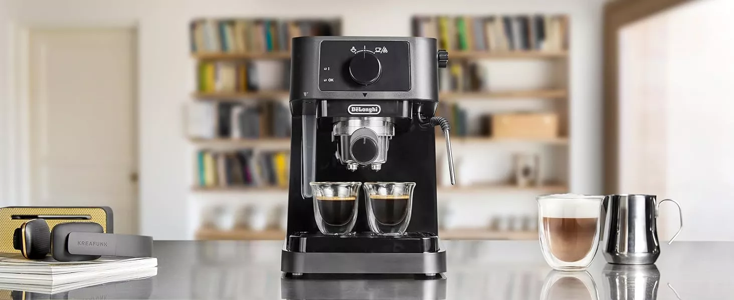EC230.BK MACHINE A CAFE DELONGHI A BRAS EXPRESSO 15 BARS - 7