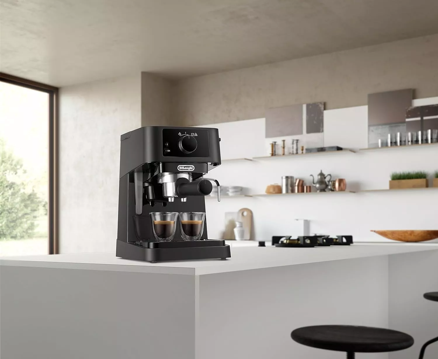 EC230.BK MACHINE A CAFE DELONGHI A BRAS EXPRESSO 15 BARS - 6