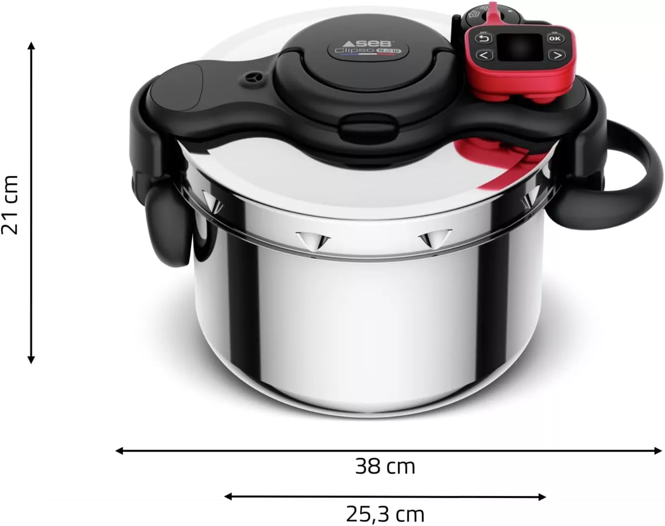 P4900750 cocotte clipso NOW + 6L rouge Minuteur intelligent - 13