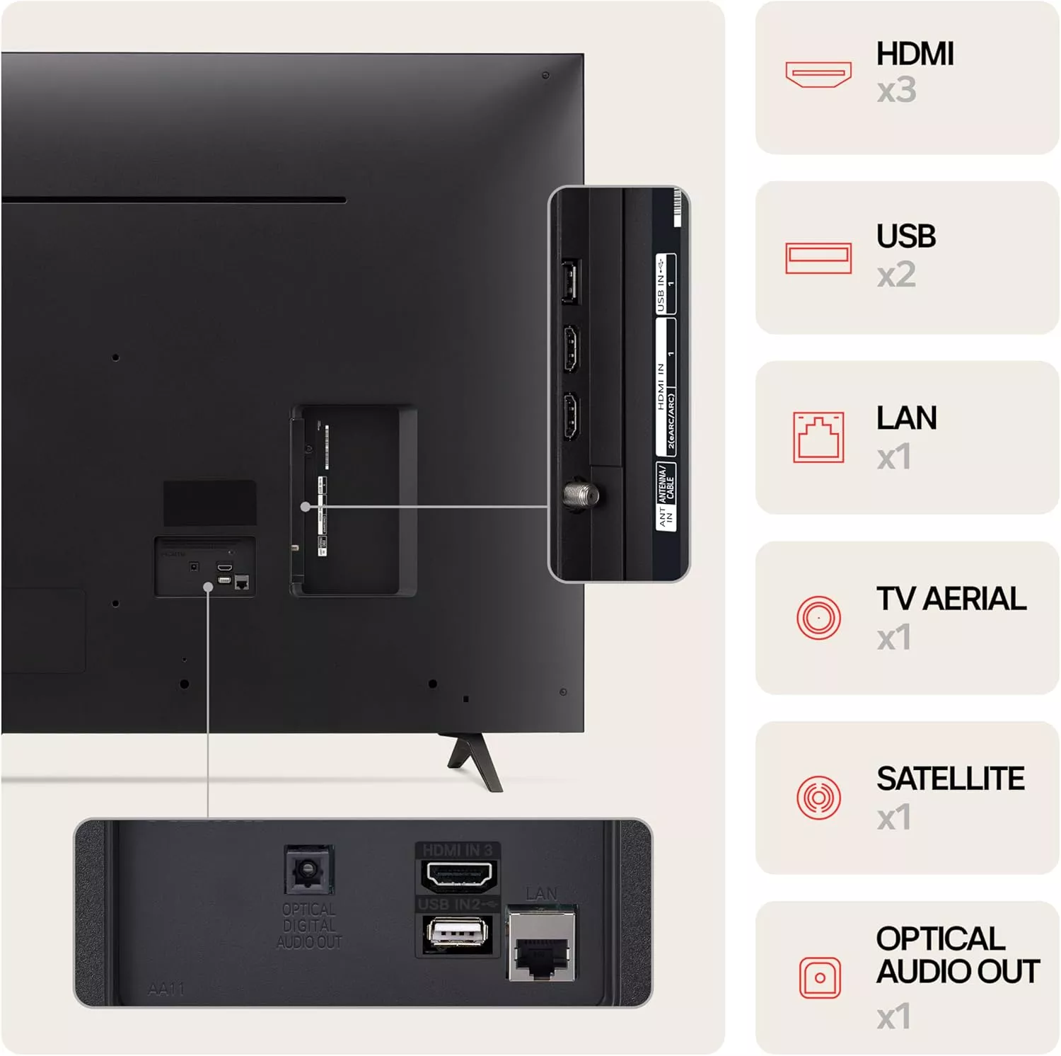 50UT80006LA TELEVISEUR LG 50 UHD SMART 4K NEW 2024 - 7