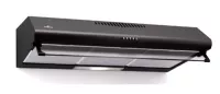 HOTTE MODENA PLAT 90CM NOIR DOUBLE MOTEUR S4