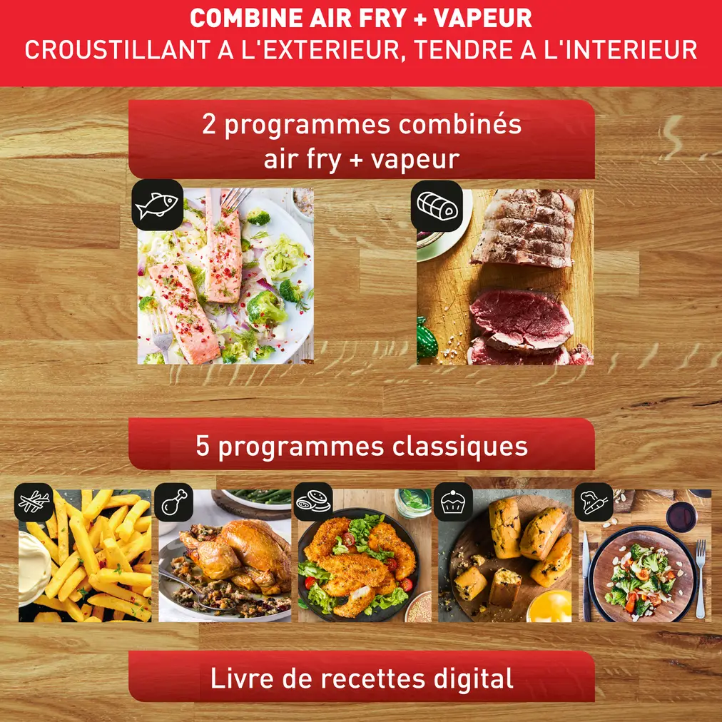 FW201815 Friteuse Air Fryer & Grille TEFAL 7 PRG 6.5L 1700W - 7